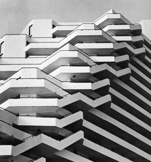 wmud:  william morgan architects - pyramid condominium apartments, ocean city, maryland, 1971