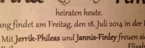 Aus den Husumer Nachrichten, auch Nordfriesen sind einfallsreich…
Jerrik-Phileas
Jannis-Finley