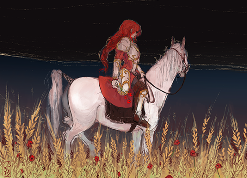 grimae:Paladin in the fields.