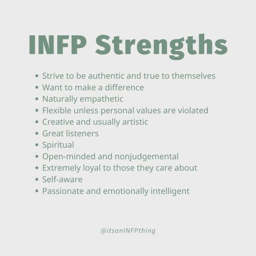 Started a new INFP Instagram because the enneagram isn’t the only great personality tool out there. 