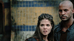 the 100 meme: [1/7] relationshipsoctavia and lincoln - ”Get knocked down, get back up.”