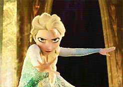 sqmadness:Elsa being her perfect self - Frozen (2013)