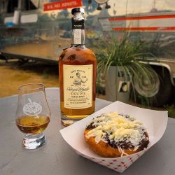 whiskyanddonuts:  KOOPER FAMILY RYE BATCH 3 | GOURDOUGH’S SARA’S JOY  #Foodtrucks are like intersections in #Austin, it is hard not to run into one whatever form of transportation. They (food trucks and shipping container pop-up #restaurants) are