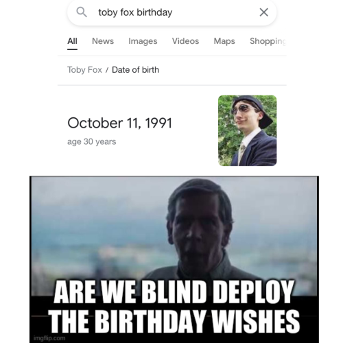HAPPY BIRTHDAY TOBY FOX!