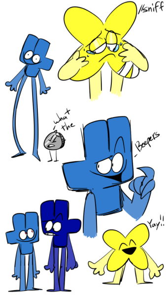 Bfdi Four Tumblr - bfb four and x roblox