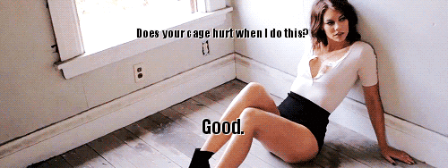 chastityfemdom:  It’d be a shame for a femdom/chastity blog to NOT have Maggie Green on it. 