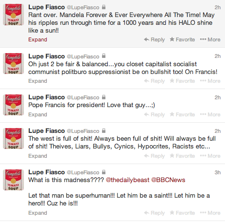 lovebylizee:  baluchx:  Read from bottom up!  Lupe Fiasco.   i love this dude 