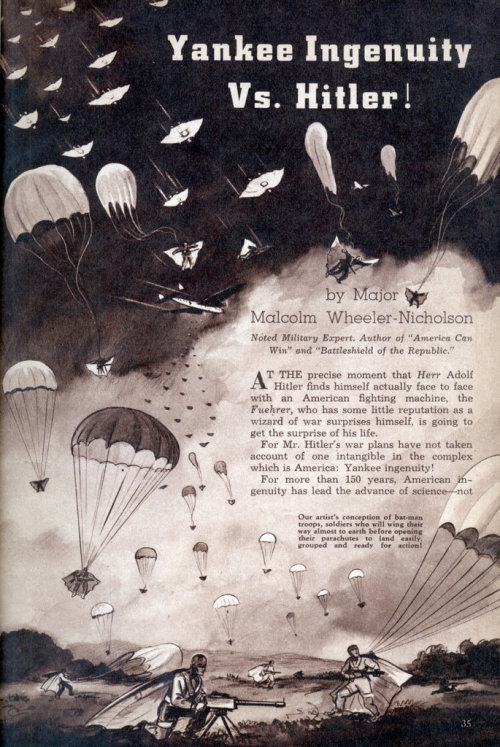 The Fighting Batmen of World War II,In the 1920&rsquo;s and 30&rsquo;s parachutists began using spec