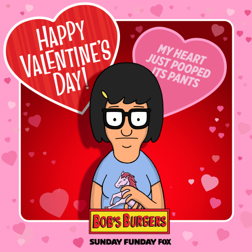 bobsburgersfox:The key to falling in love this Valentine’s Day is sharing one of these…
