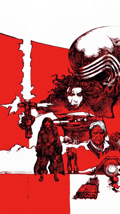gffa:Star Wars: The Skywalker Saga | Japanese Scroll Art