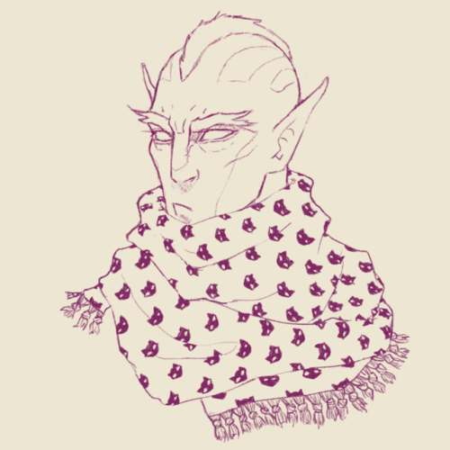 gitwrecked:Ulazes, ft. very indulgent scarf patterns.