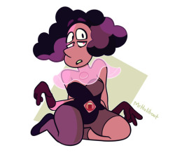 mrhaliboot:quick rhodonite, drawn late at rhodonight.