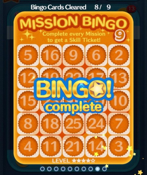 NEW BINGO CARD!!It’s a doozy, rated 4 out of 5 stars in difficulty!Crazy me decided to just finish t