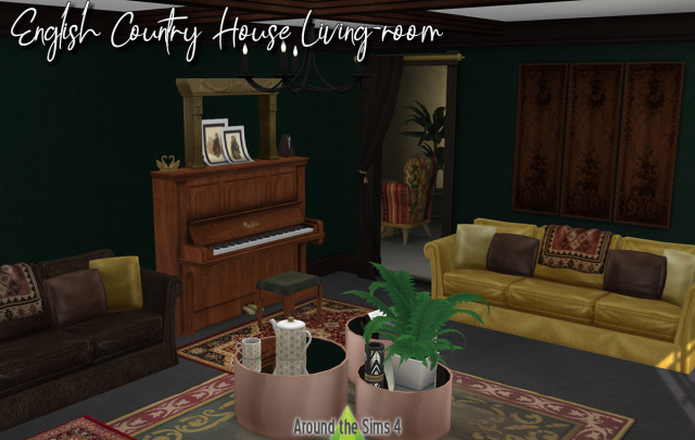 Around the Sims 4 | English country house livingI fell in love with a picture of the @thenordroom​ that I had to reproduce for the game: the english country house.It will be released on Around the Sims 4 the 6th of May
It’s available in early access for Patreons right now.   #ats4 update#ts4cc#s4cc#sims4cc #the sims 4 cc  #the sims 4 custom content  #the sims 4 downloads