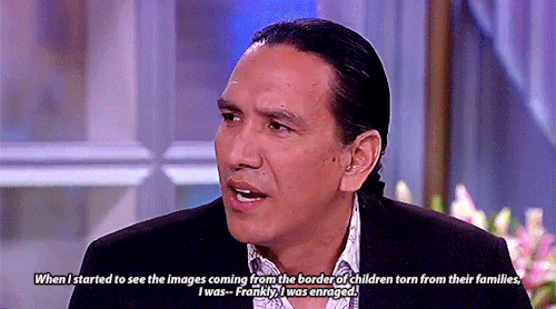 mikaeled:Michael Greyeyes on The ViewBELIEVE IT, and DO SOMETHING ABOUT IT.SAYING “WE’RE NOT LIKE TH