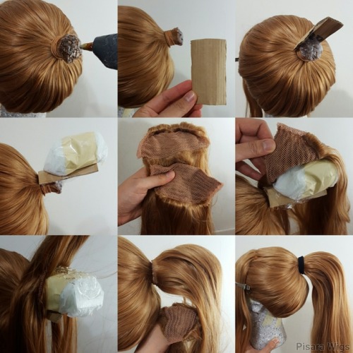 Wig Hack Wednesday #6 ! Want to make your ponytail wig more believable with top volume? Ponytail cli