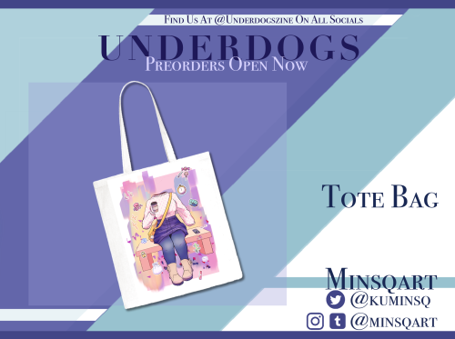 Hello Everyone!Our next merch previews is for our tote bag, which is made by Minsqart!You can find m