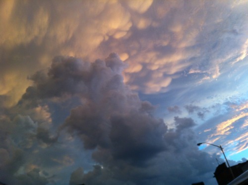 animeteen:THE SKY WAS LIKE 25 DIFFERENT KINDS OF CRAZY IN THE PAST HALF HOUR