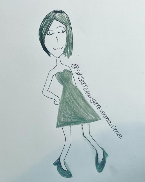 I Draw A Sliver Dress Last Night. #digitalart #digitalartwork #digitaldrawing #digitaldoodle #digitalsketching