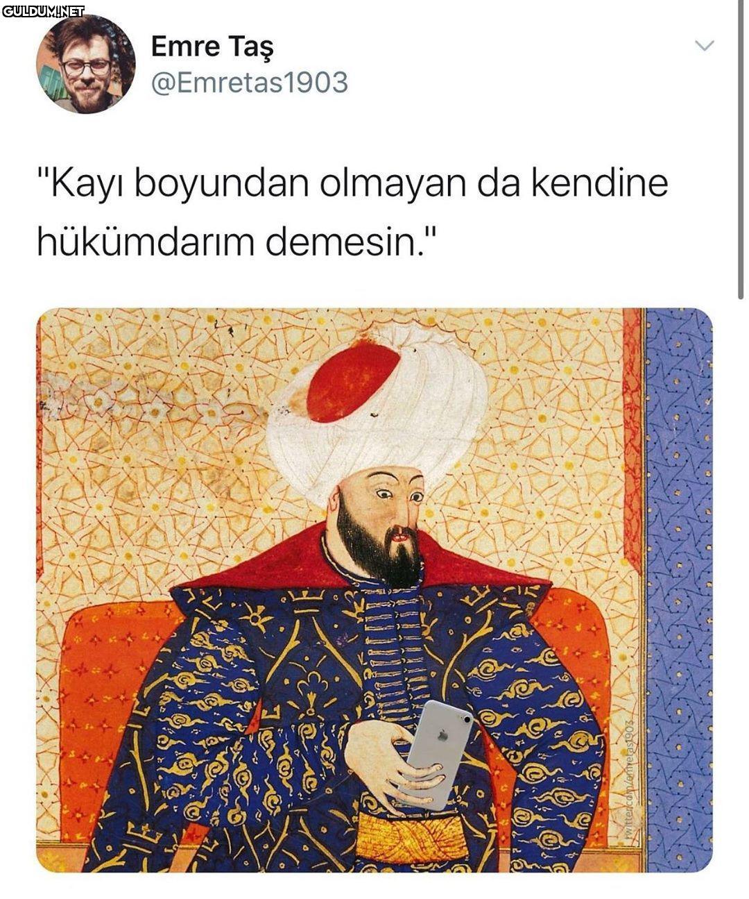 Osmanlı zamanı Twitter...