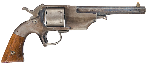 The Allen and Wheelock lipfire revolver,Invented by Ethan Allen in 1860, the Allen and Whe