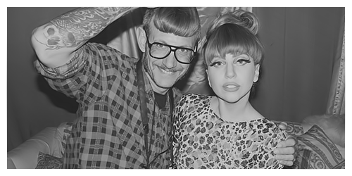 inlovewithgaga:  Lady Gaga and Terry Richardson Behind the Scenes 