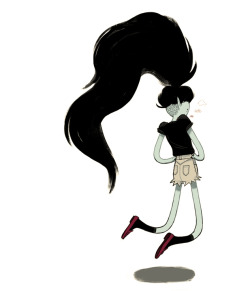 charmainevee:  top ponytail &amp; undercut FOREVER!! can I just draw Marceline and her wardrobe, forever? please? this smacks of Matt Forsythe, apologies.