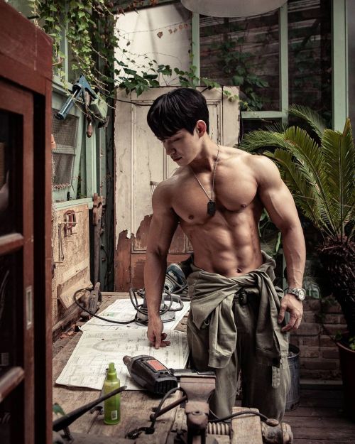 musclecomposition:Bodybuilder, Ahn Seungmin