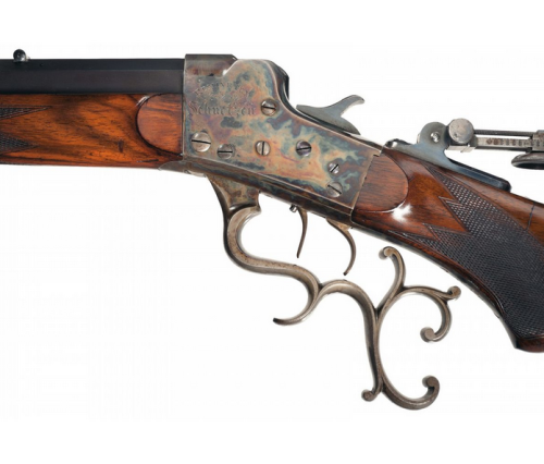Excellent condition Remington Hepburn single shot target rifle, late 19th century.Sold at Auction: $