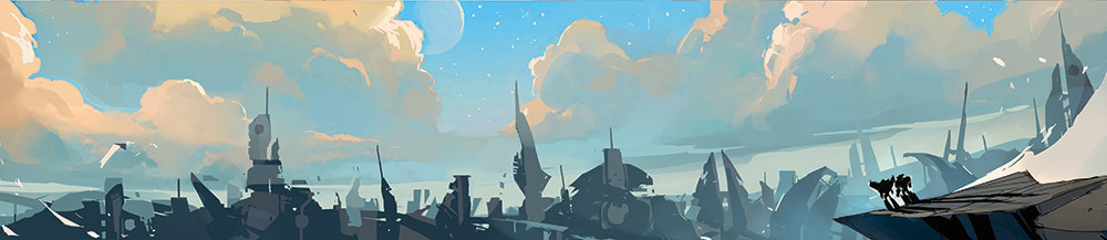 fayren:  The backdrops of Cybertron. All from Transformers RID #33.