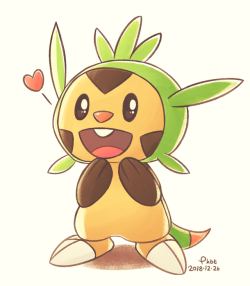 normalart:chespin cheers you on.