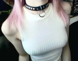 collared-sluts:  Studded collar 