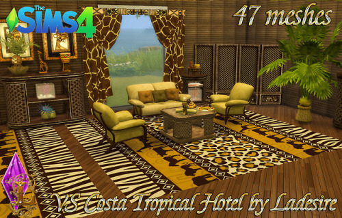 TS4 - VitaSims’ Costa Tropical Hotel by LadesireHi! As EA has announced that new pack or stuff comin