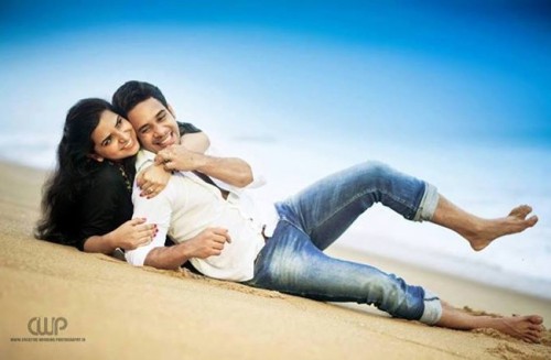 Bharath with his wife