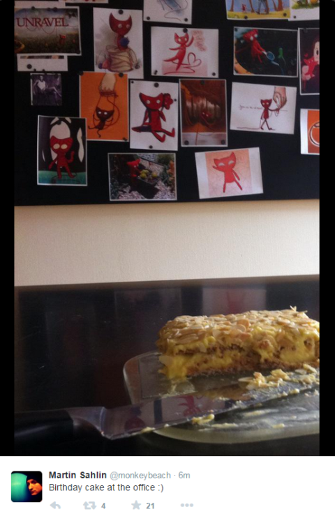 archerofanarchy:aaahhhh he’s been printing out Unravel fanart and sticking it up in the office~happy