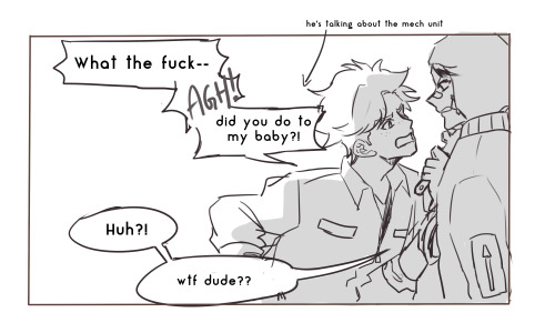 prkdl: hi long time no see, enjoy my self-indulgent mecha pilot!craig x mechanic!tweek AU