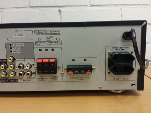Kenwood KRF-V5020 Audio Video Surround Receiver, 1998