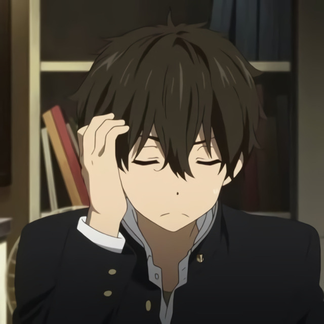 #houtarou oreki icons on Tumblr