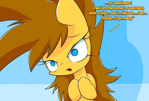 Awww! ;w; I just wanna hug this girl so bad right now. <33
