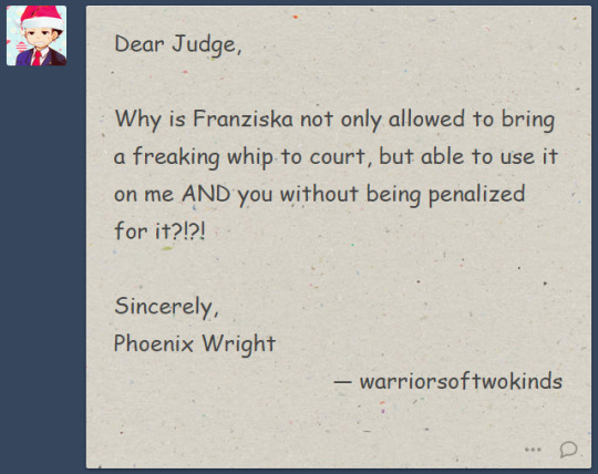 askaceattorney:  Dear Mr. Wight,If you want to try your luck, be my guest!-The Judge