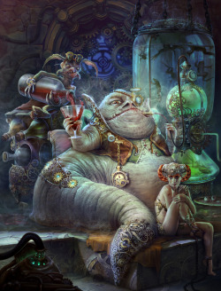 steampunktendencies:  Jabba The Hutt character
