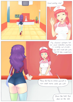 Nurse Joy takes customer service very seriously