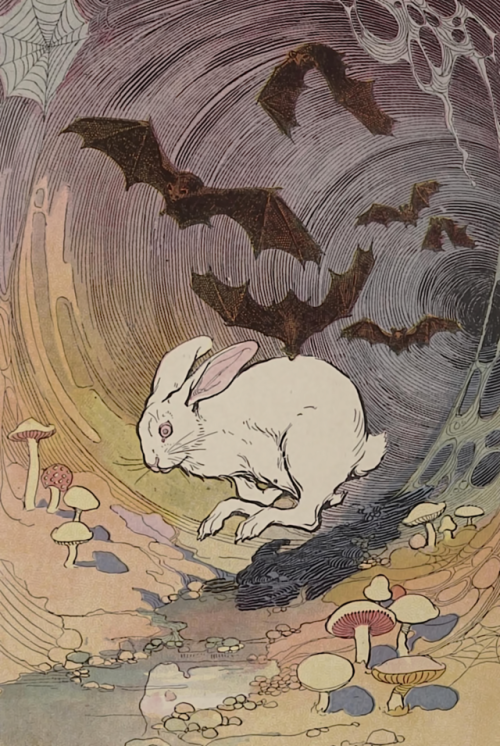 clawmarks:Edwin John Prittie illustration from Bumper the white rabbit - 1922 - via Internet Archive