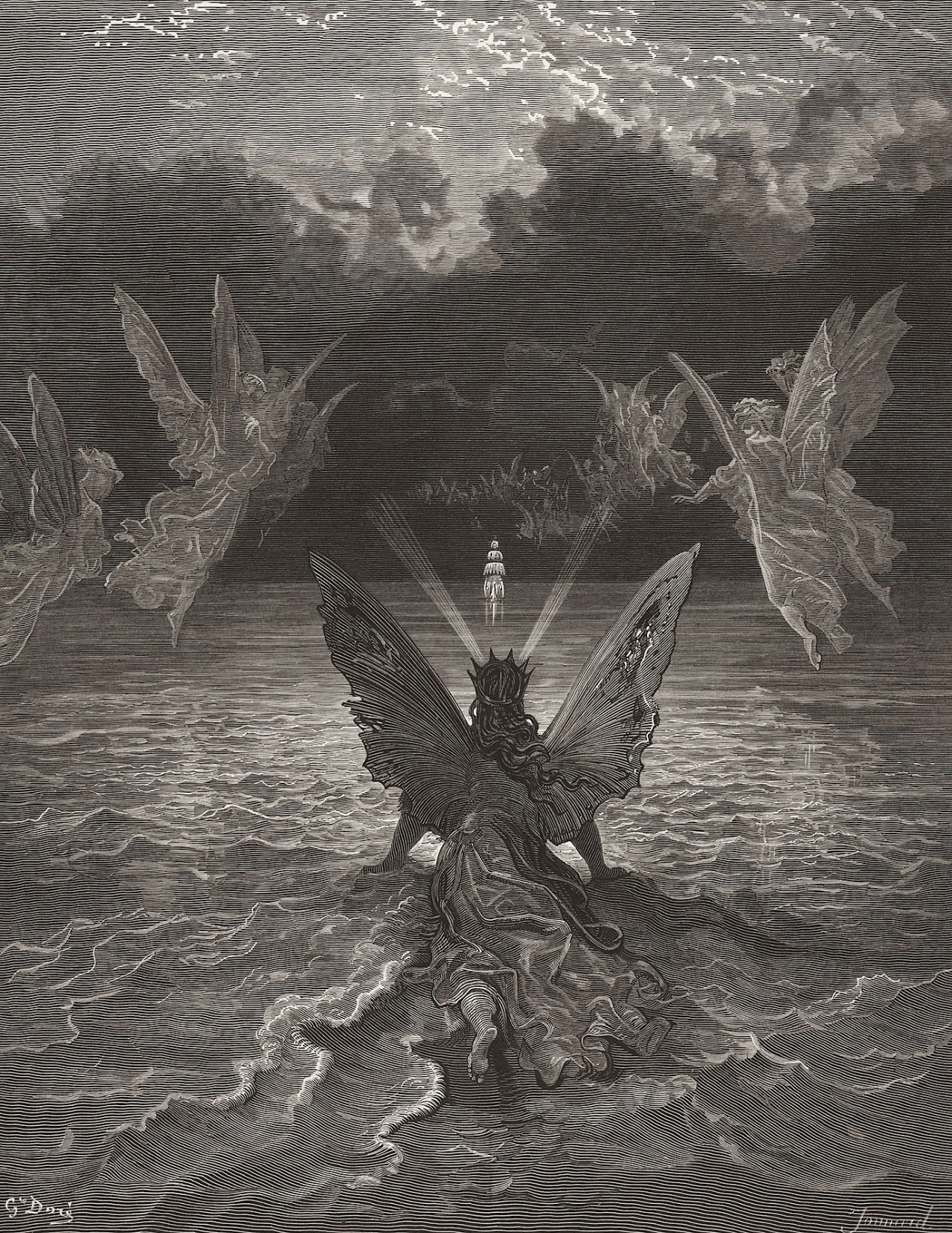 magictransistor:  Gustave Doré, The Rime of the Ancient Mariner, 1876. 