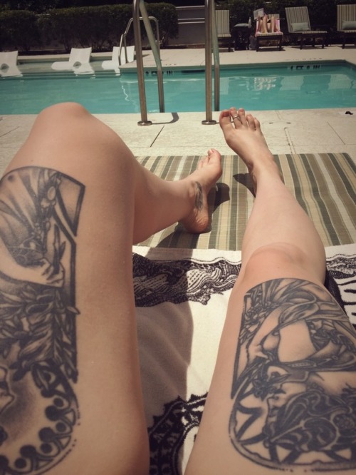 Lazy day off poolside!