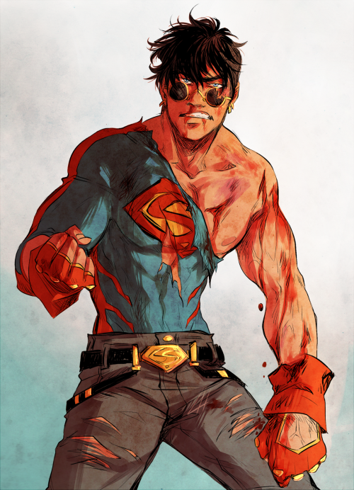 daddyschlongleg: about time i wiped that smirk off of kon’s face in my drawings, no :^) 