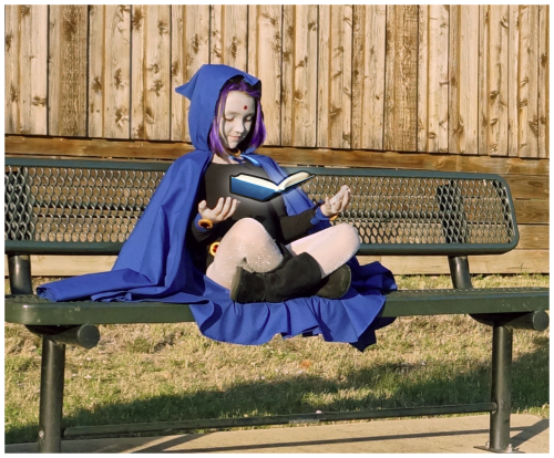 xxgeekpr0nxx:  Family time well spent! hijinksensue:  “Raven Cleans Up The Park” Happy Halloween From The Watson family!  © 2013 Joel Watson  www.hijinksensue.comCheck out my comics!  My wife made the costume and edited the photos (she