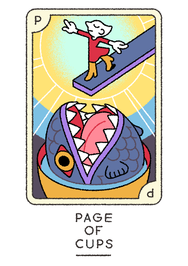 joe-sparrow:  woah! it’s Tarot Tuesday! today’s card is the Cavalier of Cups.I’m