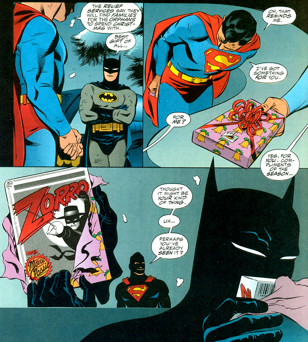 Superman '86-'99 — Reminder that Superman once gave Batman the most...