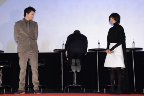 cris01-ogr:Oguri Shun at at Yakuza6 release event! ^____^Along with the other protagonists of the ga